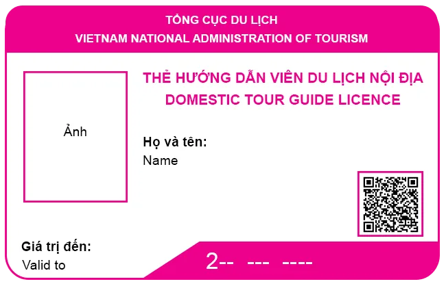 Thẻ hướng dẫn viên nội địa