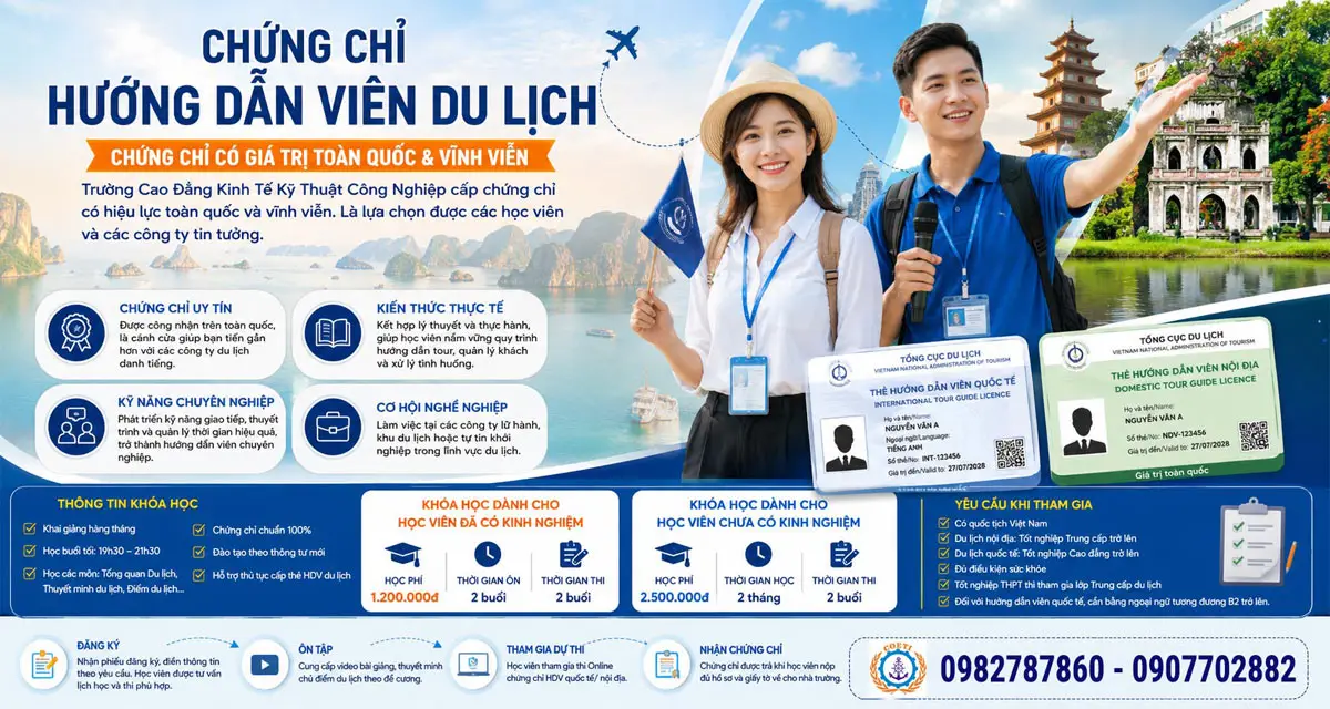chứng chỉ hướng dẫn viên du lịch
