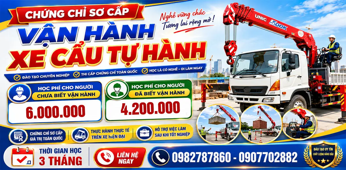 Chứng chỉ lái cẩu tự hành