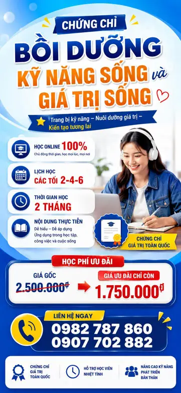 Chứng Chỉ Giảng Dạy Kỹ Năng Sống Cho Trẻ 6 Chứng Chỉ Giảng Dạy Kỹ Năng Sống Cho Trẻ
