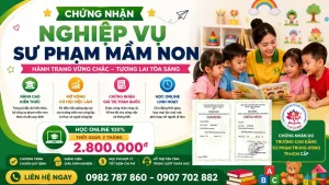 Khóa Học Nghiệp Vụ Sư Phạm Mầm Non