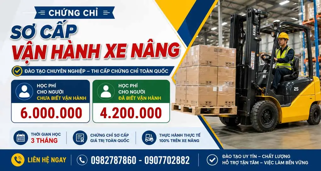 Chứng chỉ vận hành xe nâng
